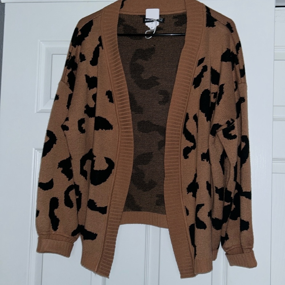 SHEIN Cheetah Sweater